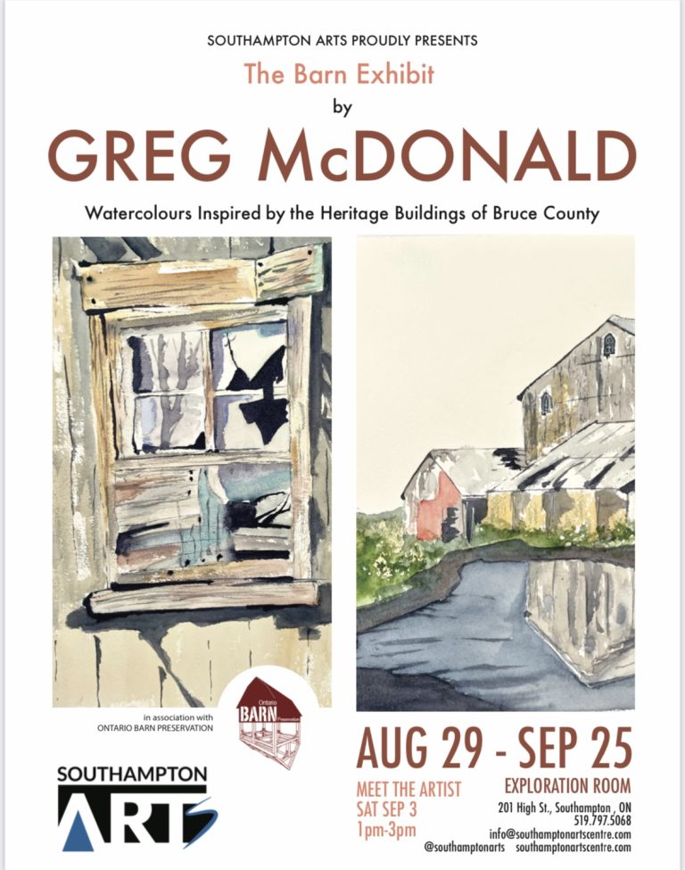 Artist Creates Images of Bruce County Barns
