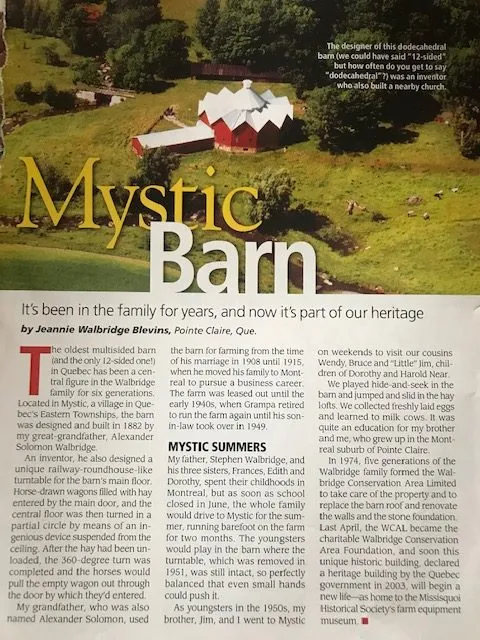 12-sided Barn!